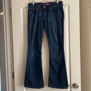Levi's Superlow Boot Cut Jeans in Dark Blue